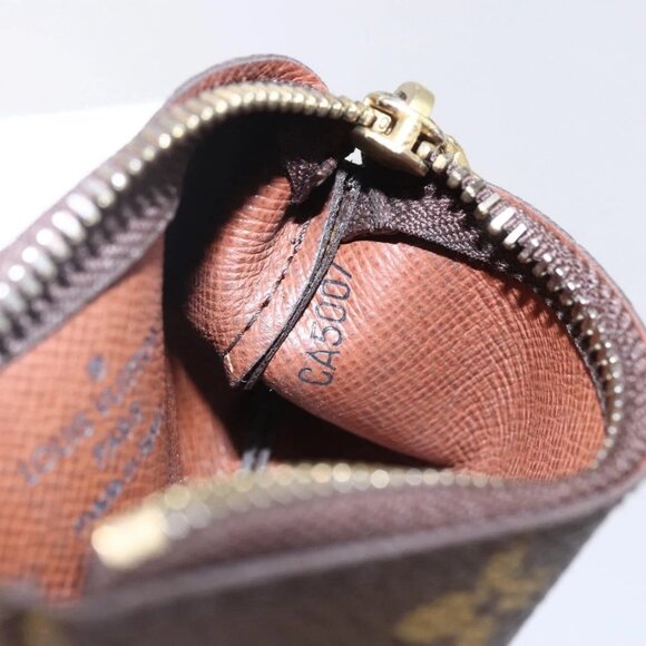 LOUIS VUITTON Monogram Pochette Cles Coin Purse M60033 LV Auth 147056 - Picture 12 of 16